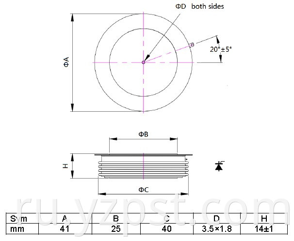 Fast Control Thyristor Scr DCR604